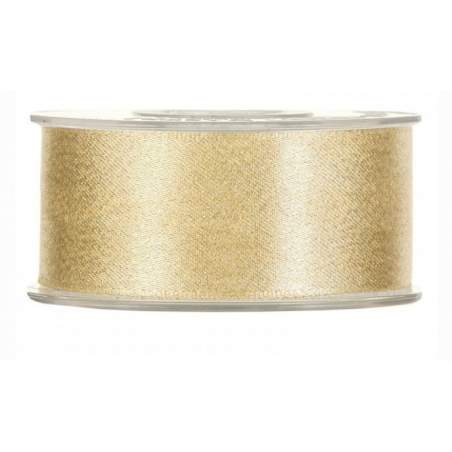 Nastro di Raso Oro con Glitter - 40 mm