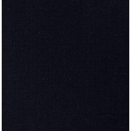 Tessuto Lino Cotone Leggero per Sashiko, Blu Notte Tinta Unita Stim Italia srl - 1