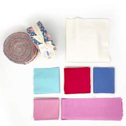 Kit Rolling Star - Pannello Patchwork con Jelly Roll Roberta De Marchi - 1