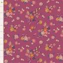 Tilda Chic Escape Daisyfield Plum, Tessuto Viola con Campo di Margherite Tilda Fabrics - 1