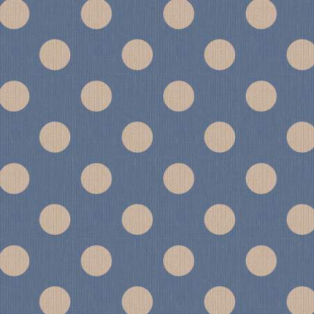 Tilda Chambray Dots Denim, Tessuto Screziato con Pois Blu Jeans Tilda Fabrics - 1