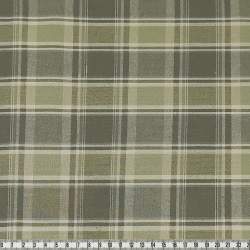 Marcus Fabrics , Tessuto Giapponese Tinto in Filo, Verde Oliva, beige e grigio a strisce Marcus Fabrics - 2