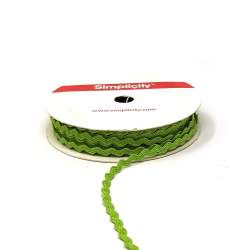 Simplicity, Nastro Ric Rac Verde - Altezza 6,35 mm Lunghezza 3,6 mt Simplicity - 2