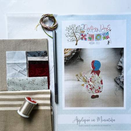 Appliqué in Miniatura - Kit e Istruzioni Quilting Days Roberta De Marchi - 1