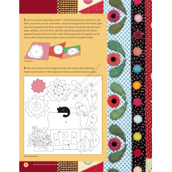 Wild Wool & Colorful Cotton Quilts Patchwork & Appliqué Houses, Flowers, Vines & More by Erica Kaprow C&T Publishing - 5