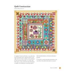 Wild Wool & Colorful Cotton Quilts Patchwork & Appliqué Houses, Flowers, Vines & More by Erica Kaprow C&T Publishing - 8