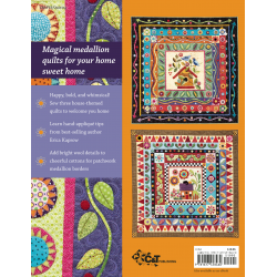 Wild Wool & Colorful Cotton Quilts Patchwork & Appliqué Houses, Flowers, Vines & More by Erica Kaprow C&T Publishing - 9