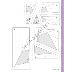 100 Paper Pieced Quilt Blocks, Fun foundation pieced blocks for happy sewing by Sarah Callard David & Charles - 4