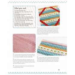 Half Yard Gifts, Easy sewing projects using leftover pieces of fabric by Debbie Shore Search Press - 11