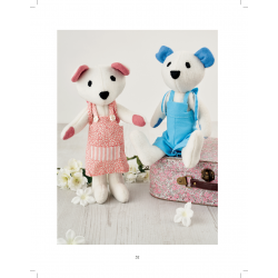 Sewing Animal Dolls Heirloom patterns to make for Daisy and her friends by Tina O'Rourke Search Press - 6