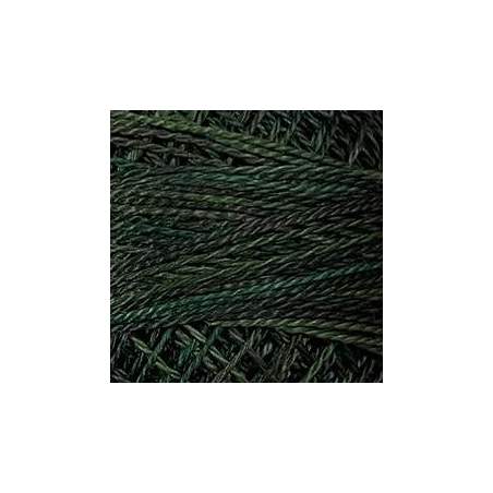 Valdani, Filato da Ricamo Pearl Cotton 12 Colorfast,  Variegated O539 - Evergreens - rich greens Valdani Inc. - 1