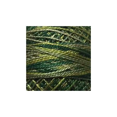 Valdani, Filato da Ricamo Pearl Cotton 12 Colorfast,  Variegated M19 - Olives - shades of olive greens Valdani Inc. - 1