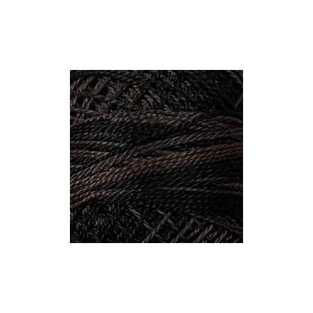 Valdani, Filato da Ricamo Pearl Cotton 12 Colorfast,  Variegated O501 - Ebony Almond - black, charcoal grays Valdani Inc. - 1