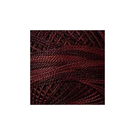 Valdani, Filato da Ricamo Pearl Cotton 12 Colorfast,  Variegated O547 - Burnt Chocolate - dark browns, black Valdani Inc. - 1