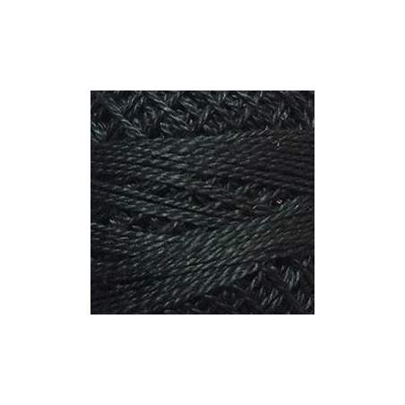 Valdani, Filato da Ricamo Pearl Cotton 12 Colorfast, Solids 8112 - Black Medium Valdani Inc. - 1