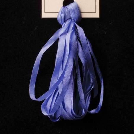 Nastro di Seta Tinta Unita, 955 French Blue - Silk Ribbon, Treenway Silks Treenway Silks - 1