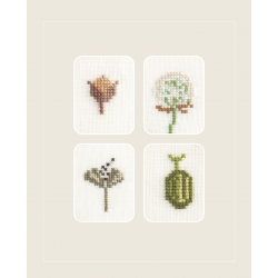 Cross Stitch Wildflowers and Grasses, 32 progetti di ricamo a tema botanico Search Press - 3