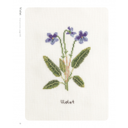 Cross Stitch Wildflowers and Grasses, 32 progetti di ricamo a tema botanico Search Press - 6