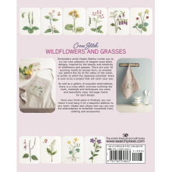 Cross Stitch Wildflowers and Grasses, 32 progetti di ricamo a tema botanico Search Press - 15