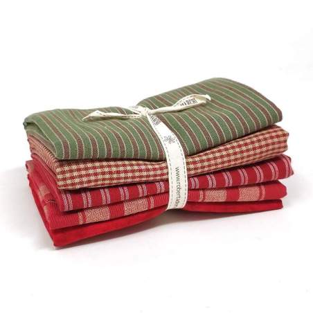 Bundle Christmas Love, Pacchetto 5 tessuti 55x45 cm RDM - 1