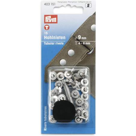 Prym, Prym Silver (Spessore 6-9mm) Rivet tubolari Prym - 1