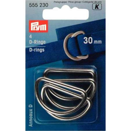 Prym, Anelli Semicircolari 30 mm - 4 Pezzi Prym - 1