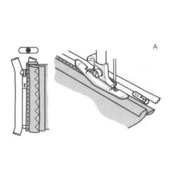 Piedino per cerniere stretto - Husqvarna Narrow Zipper Foot Husqvarna Viking - 2