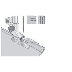 Piedino orlatore - Husqvarna 5mm Narrow Hem Foot Husqvarna Viking - 2