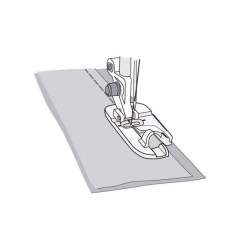 Piedino Ribattitore - Husqvarna Viking 9 mm Flat Felled Foot Husqvarna Viking - 2