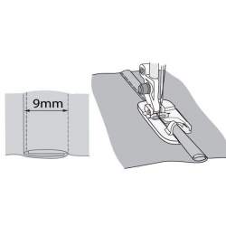 Piedino Ribattitore - Husqvarna Viking 9 mm Flat Felled Foot Husqvarna Viking - 3