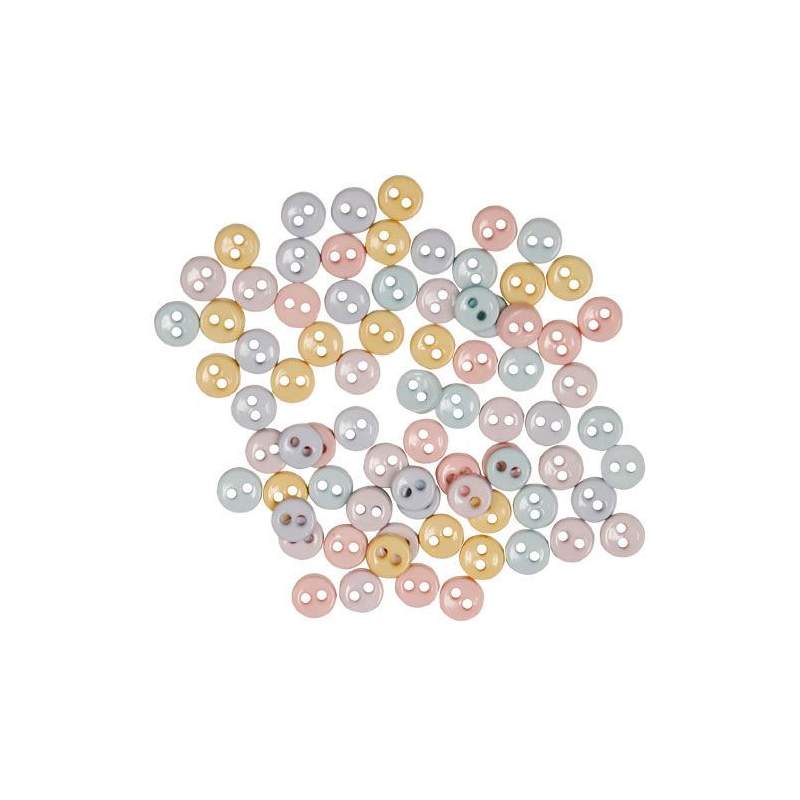 Favorite Fidings, Bottoni Decorativi- Mini Pastel Buttons.com - 1