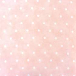 Moda Fabrics, Tessuto rosa sfumato con pois bianchi da 5 mm Moda Fabrics - 1