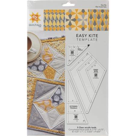 Easy Kite, Set di Squadrette per Aquilone con istruzioni - EZ Quilting