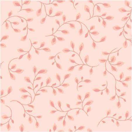 Henry Glass Folio Backing, Tessuto Rosa con Foglie Henry Glass - 1