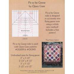 Open Gate, Squadra Patchwork Fit to Be Geese, pattern incluso Open Gate - 1