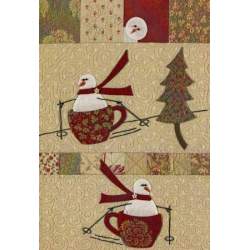 Bunny Hill Designs, Cartamodello del quilt Merry, Merry Snowmen Bunny Hill Designs - 6