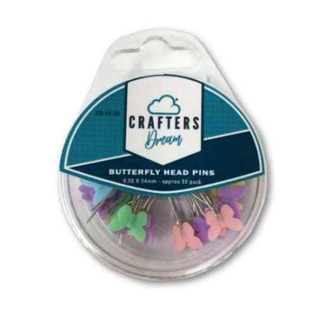 Scatola 50 pezzi Spilli a Farfalla - Crafters Dream Crafters Dream - 1