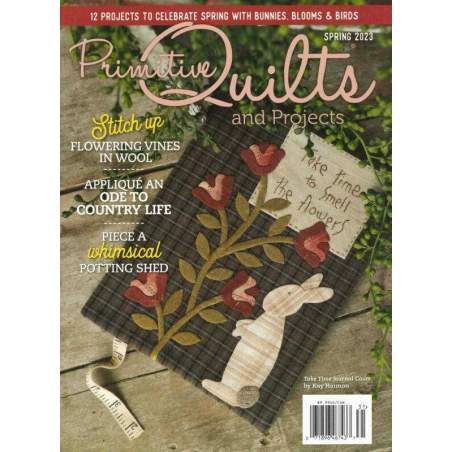 Rivista Primitive Quilts & Projects - Primavera 2023 Homespun Media - Good Harbor Media - 1