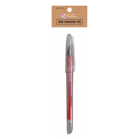 Penna cancellabile con Ferro da stiro - Colore Rosso, EverSewn