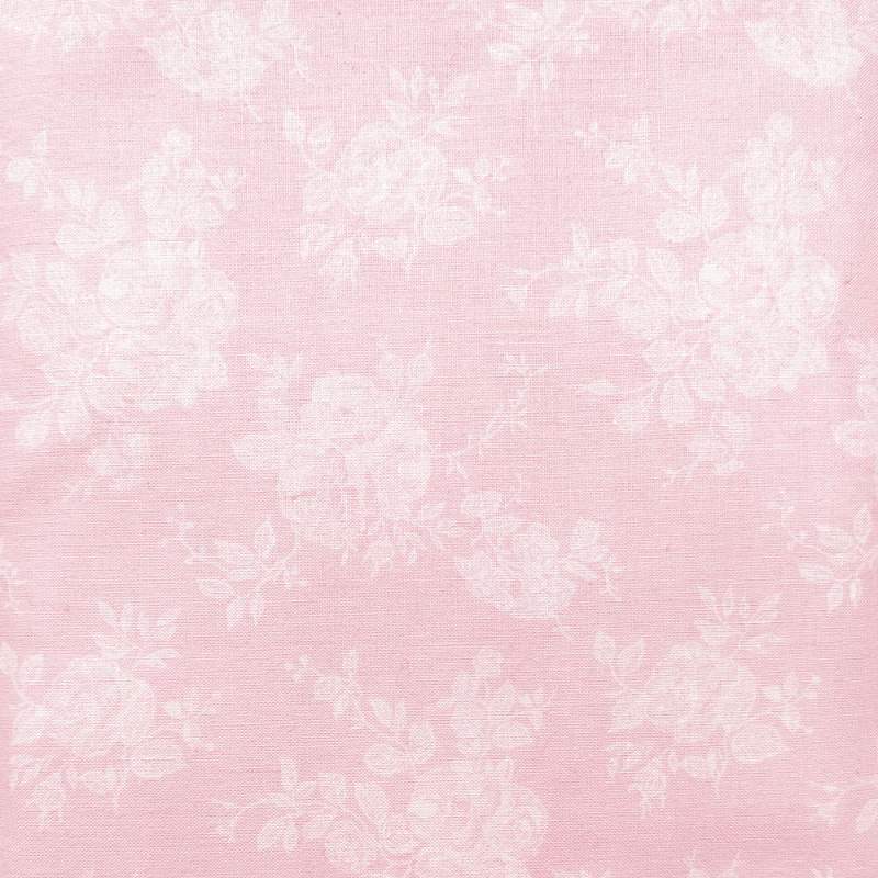 Lakehouse Penelope, Tessuto Rosa con Fiori delicati Bianchi Lakehouse - 1