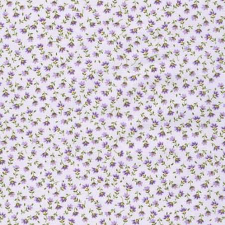 Tessuto lilla con piccoli fiori viola - Sevenberry Flower