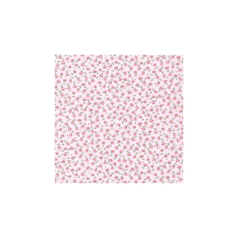 Tessuto giapponese rosa con fiori rosa - Sevenberry Flower Sojitz Fashion - 1
