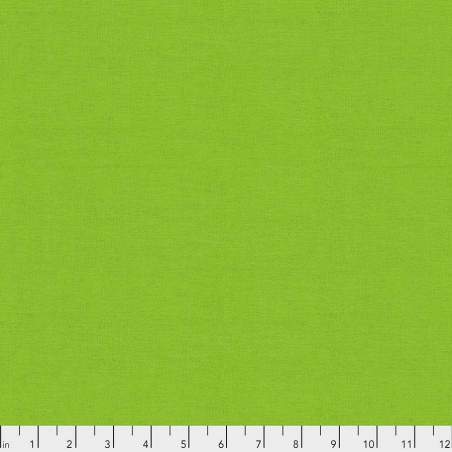 Kaffe Fassett Shot Cotton, Tessuto Chambray Verde Erba