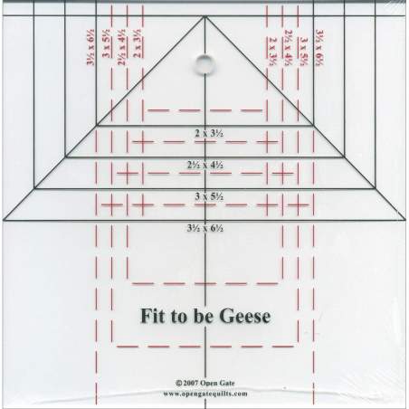 Open Gate, Squadra Patchwork Fit to Be Geese, pattern incluso Open Gate - 1