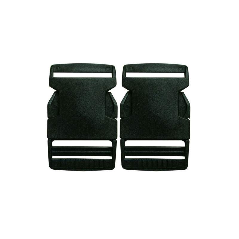 Cierre de hebilla 60 x 25 mm Negro Stim Italia srl - 1