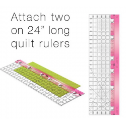 Half Square Triangle Seam Allowance Addition with Built in Finger Guard - Aggiunta di margini di cucitura per triangoli da quad 