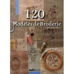 120 Modèles de Broderie par Yoko Saito Stitch Publications - 1
