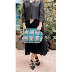 Borsa Granny a Uncinetto con Chiusura Clutch - Kit in Cotone Roberta De Marchi - 1