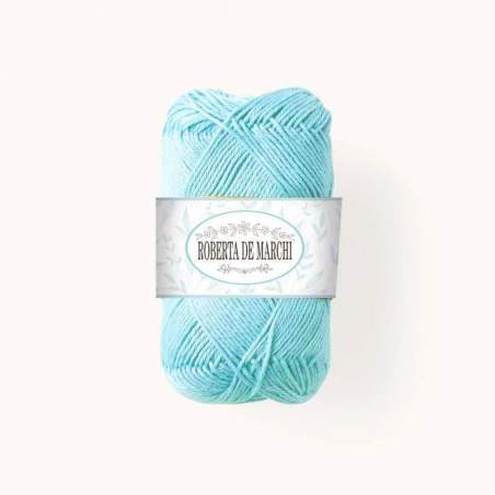 Gomitolo 100% Cotone OEKO-TEX - 50 gr / 160 m - Acqua Roberta De Marchi - 1