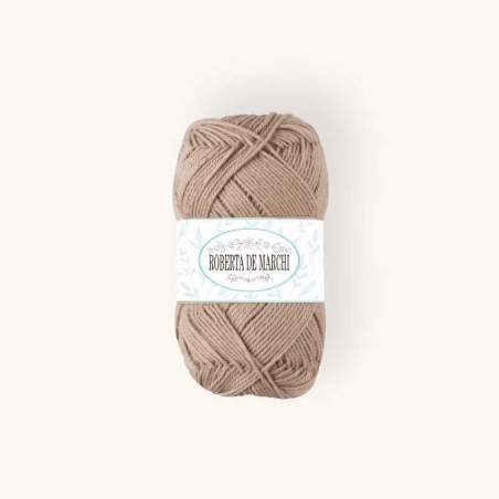 Gomitolo 100% Cotone OEKO-TEX - 50 gr / 160 m - Sabbia Roberta De Marchi - 1